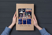 COFFEE BAR watercolor, a Food Illustration by Julia Bogdan (Thumbnail 4 of 4)