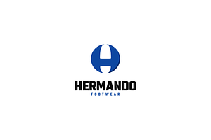 Letter H Footwear Logo