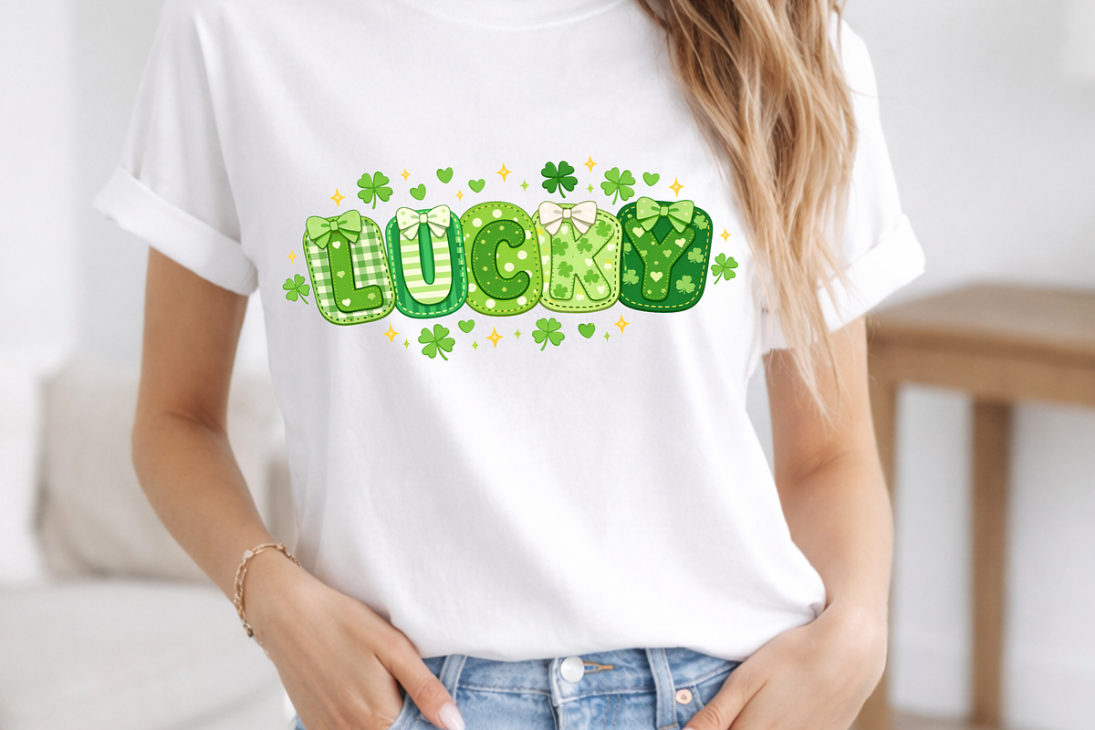 Saint Patrick PNG Shirt Lucky Spring, a Seasonal Illustration by SugarCloudStudioArt (Photo 3 of 4)