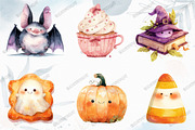Kawaii Blush Halloween Stickers, an Illustration by designcity5 (Thumbnail 2 of 5)