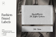 Fashion Label Mockup – Realistic Tag, an Apparel Mockup by ReAffirm (Thumbnail 1 of 8)