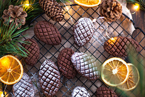 Christmas homemade chocolate pine co, a Food & Drink Photo by Kate S