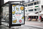 Fast food hand drawn set, a Food Illustration by Alfazet Chronicles (Thumbnail 3 of 9)