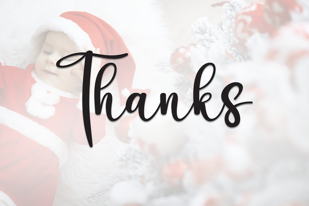 Baby Christmas | Script Font, a Handwritten Font by Scratchones (Photo 8 of 8)