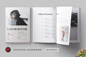 Fashion Lookbook Layout | InDesign, a Brochure Template by HiveArts