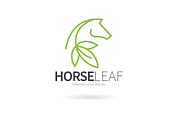 Horse leaf logo, a Branding & Logo Template by Logocreative (Thumbnail 1 of 3)