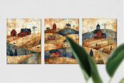 Vintage Farmhouse, a Background Graphic by Curve Design (Thumbnail 7 of 7)