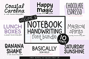 MEGA NOTEBOOK HANDWRITING Font Bundl, a Handwritten Font by Blush Font Co. (Thumbnail 3 of 5)