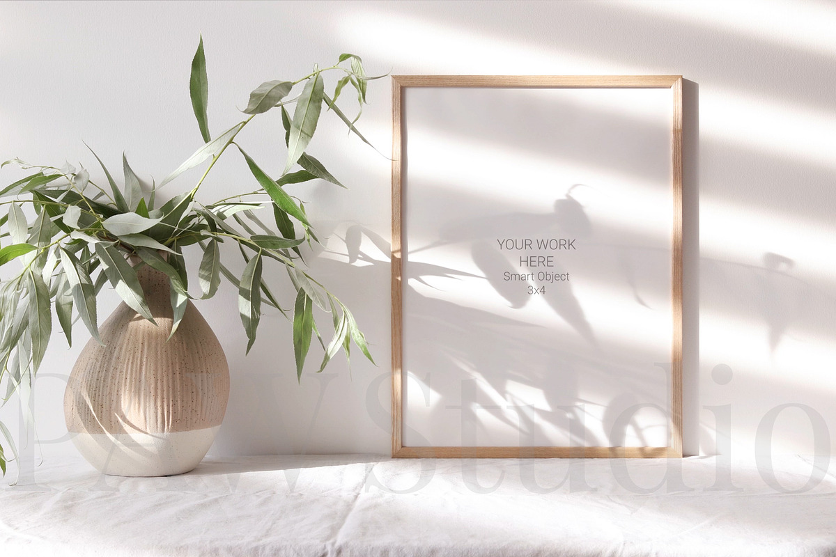 Video Photo Frame Mockup 3x4 MP4, a Product Mockup by PawMockups (Photo 6 of 9)
