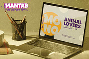 MANTAB - Fun Display Font, a Font by Gassstype (Thumbnail 4 of 9)