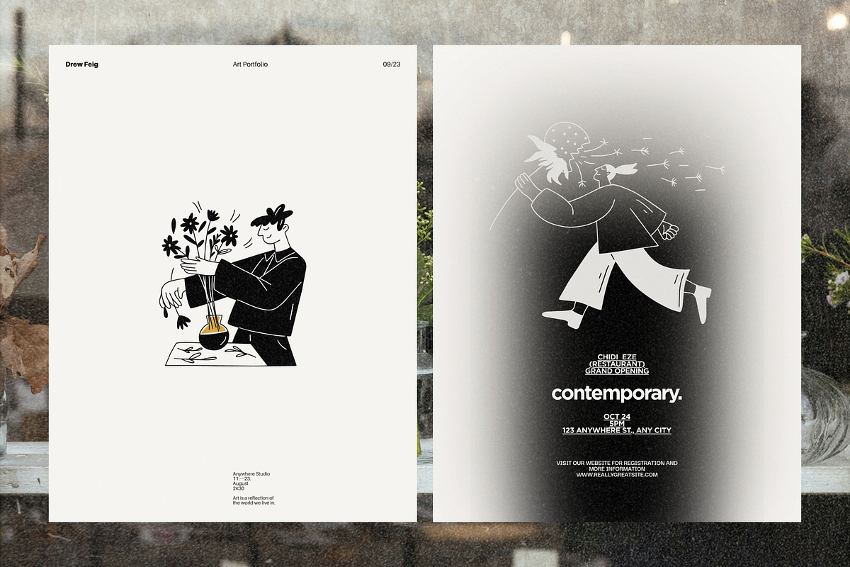Bloomfolk: 35 Floral Character Pack, a Person Illustration by Veyla (Photo 10 of 13)