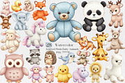 Vintage Knitted Plush Baby Animals, an Illustration by Creative Art (Thumbnail 1 of 7)