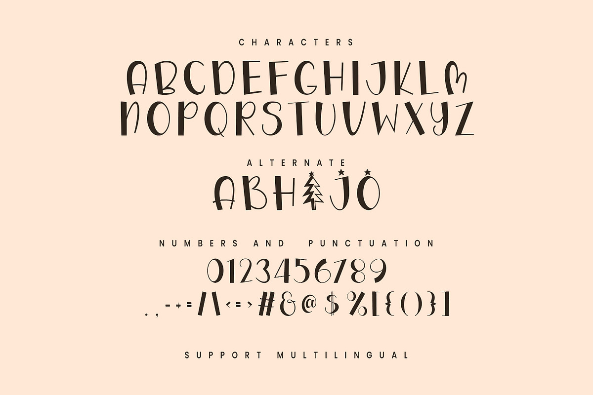 Crishnight Cute Christmas Display, a Sans Serif Font by Maulana Creative (Photo 7 of 7)