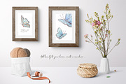 Watercolor butterflies 2., a Texture Illustration by BrushArtDesigns (Thumbnail 7 of 7)