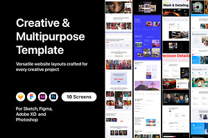 Creative & Multipurpose Template, an UI Kit Template by flr.24