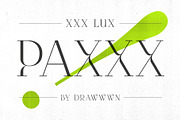 Paxxx | Lux serif, a Serif Font by Drawwwn (Thumbnail 1 of 12)