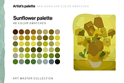 Van Gogh 240 Color Swatches palette, a Palette Add-On by ToonPlanet Vector Assets (Thumbnail 2 of 9)