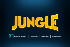 Jungle Text Effect & Layer Style