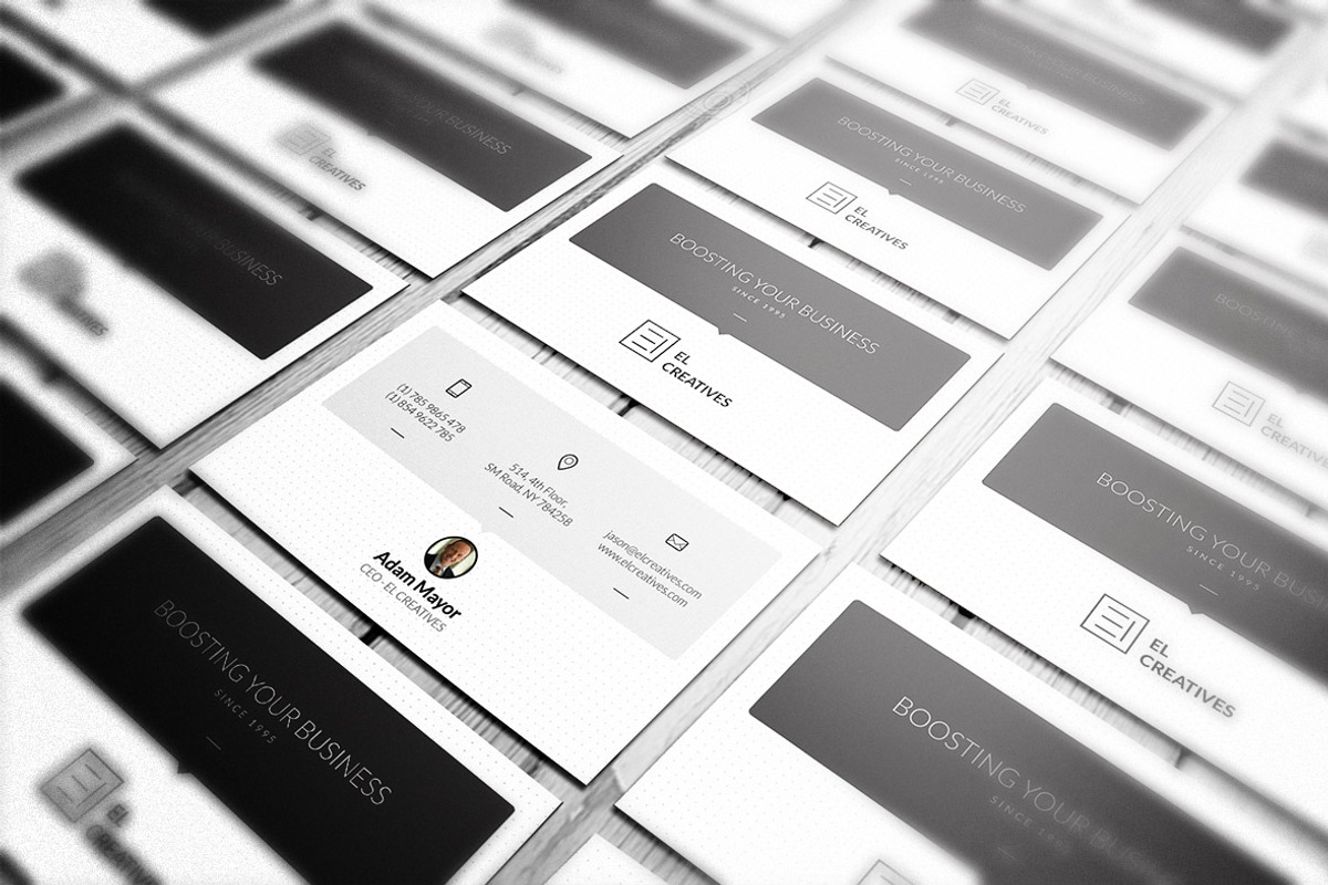 Soft Corporate Business Card, a Business Card Template by bouncy (Photo 3 of 4)