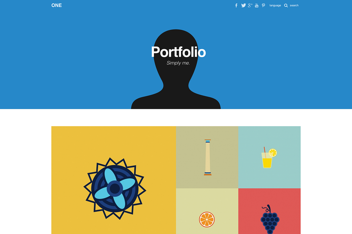 One – Responsive Multipurpose Theme, a Websites & App Template by musdy