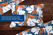 Bold Jungle Blooms Seamless Patterns, a Decorative Illustration by Ramona Schratt (Thumbnail 2 of 9)
