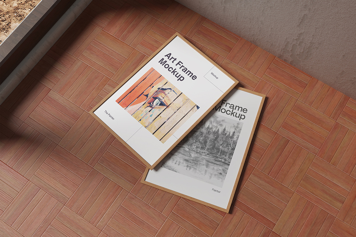 Interior Art Frame Mockup, an Advertising Mockup by My Code Std (Photo 4 of 6)
