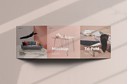 Tri-Fold Square Brochure Mock-up, an Advertising Mockup by Yogurt86 (Thumbnail 9 of 16)
