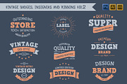 BIG Vintage Insignia Bundle 60% off, an Object Graphic by Mikko Lemola (Thumbnail 8 of 8)
