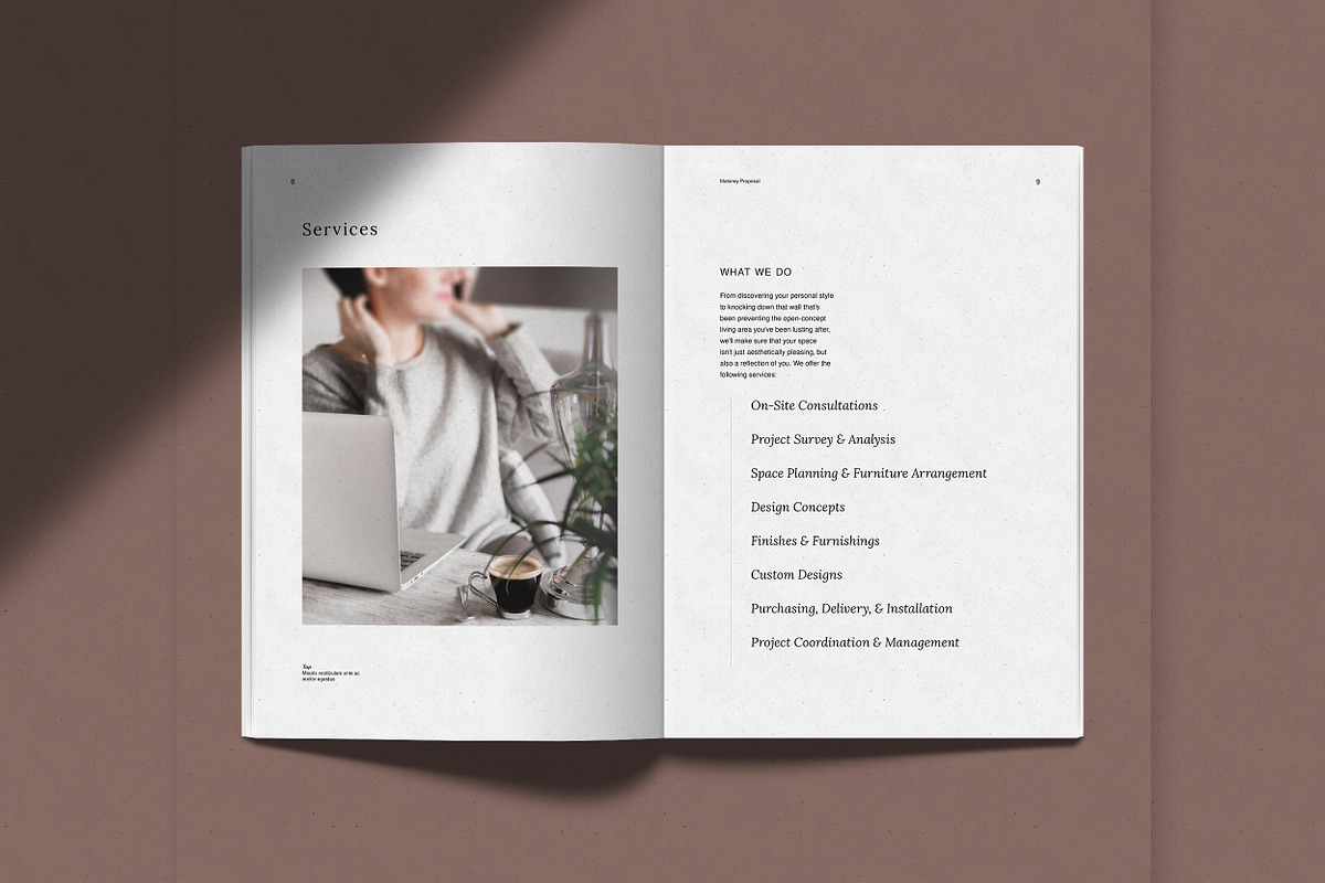 Maloney Proposal, a Brochure Template by Kreatype Studio (Photo 8 of 11)