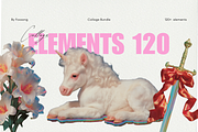 80s Medieval Retro Collage Elements, an Object Graphic by foxsong (Thumbnail 3 of 6)