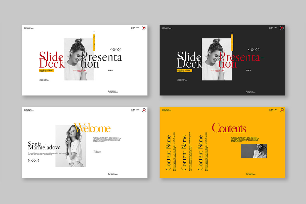 Slide Deck Presentation Template