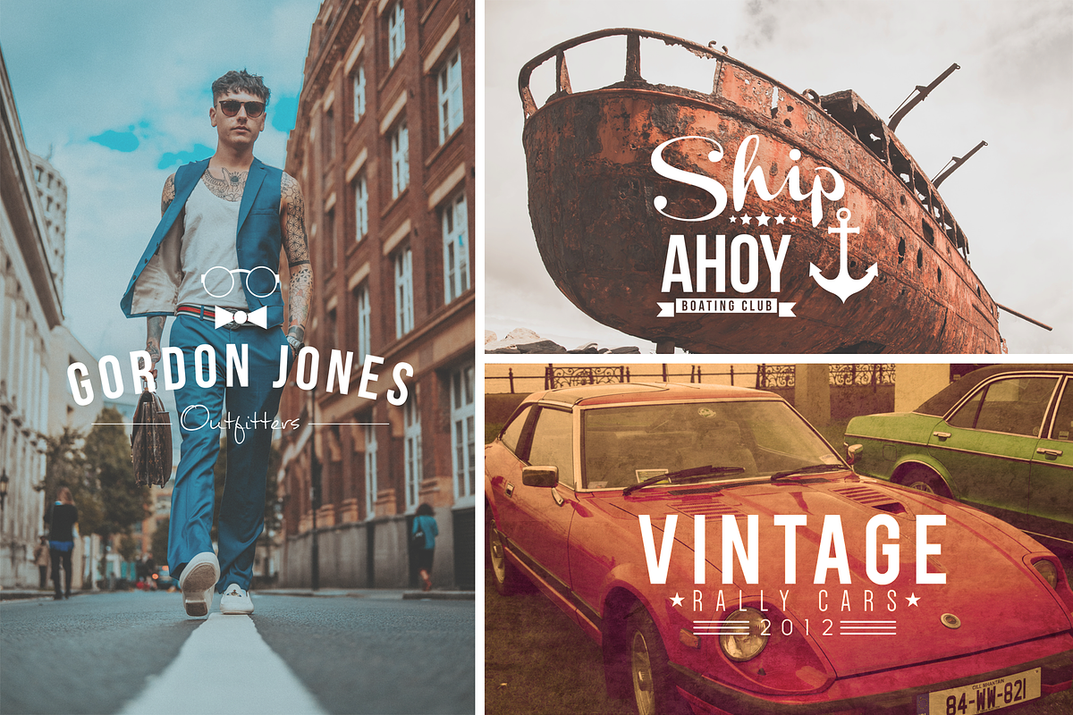 The Vintage LOGO Bundle 2, a Branding & Logo Template by Mayde (Photo 2 of 5)