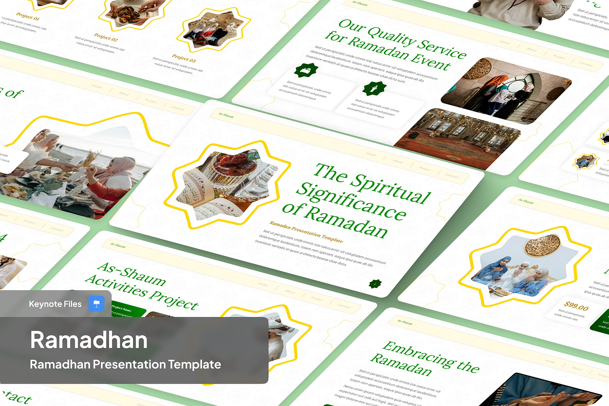 Ramadan Presentation, a Presentation Template by SquidPixey (Photo 1 of 6)