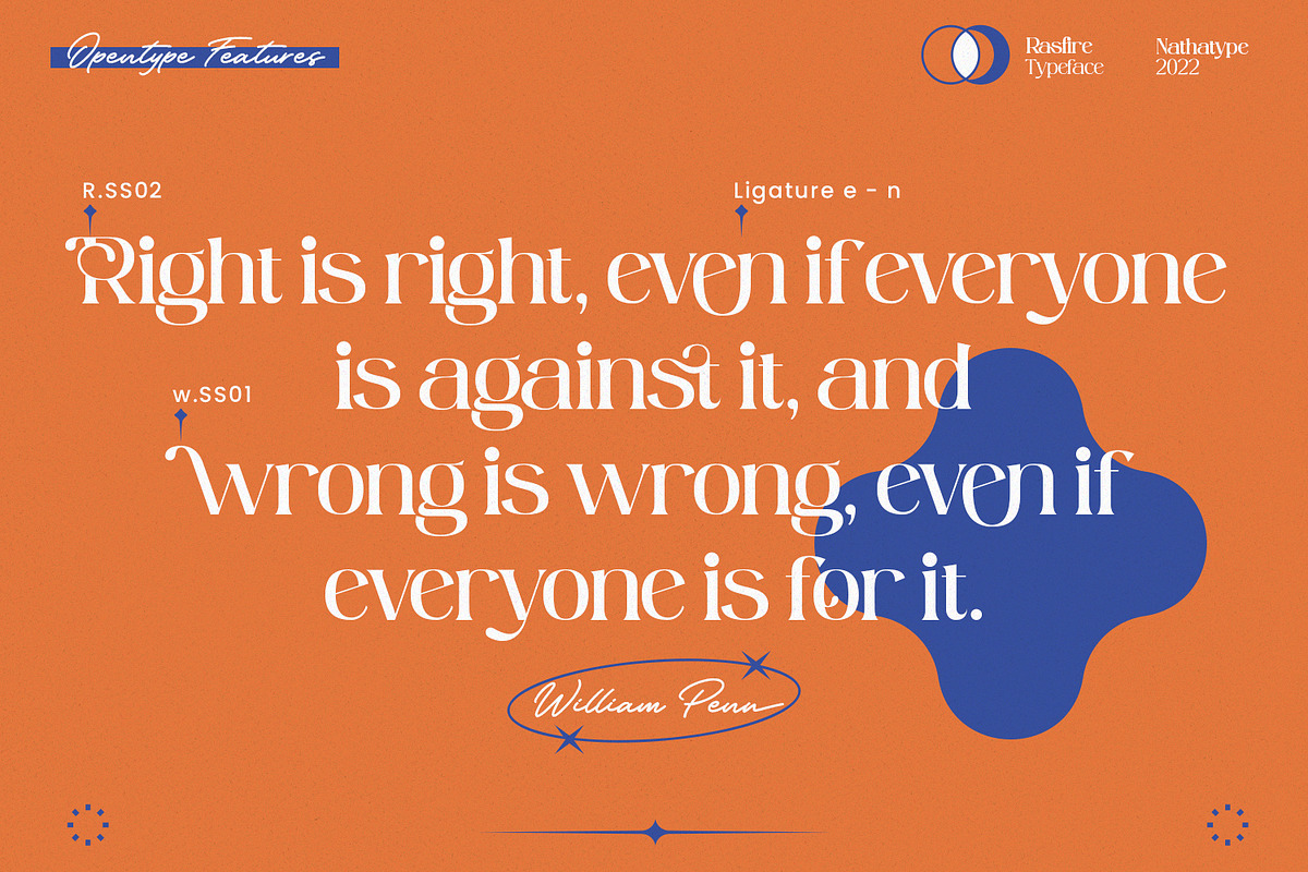 Rasfire, a Serif Font by Nathatype (Photo 7 of 11)