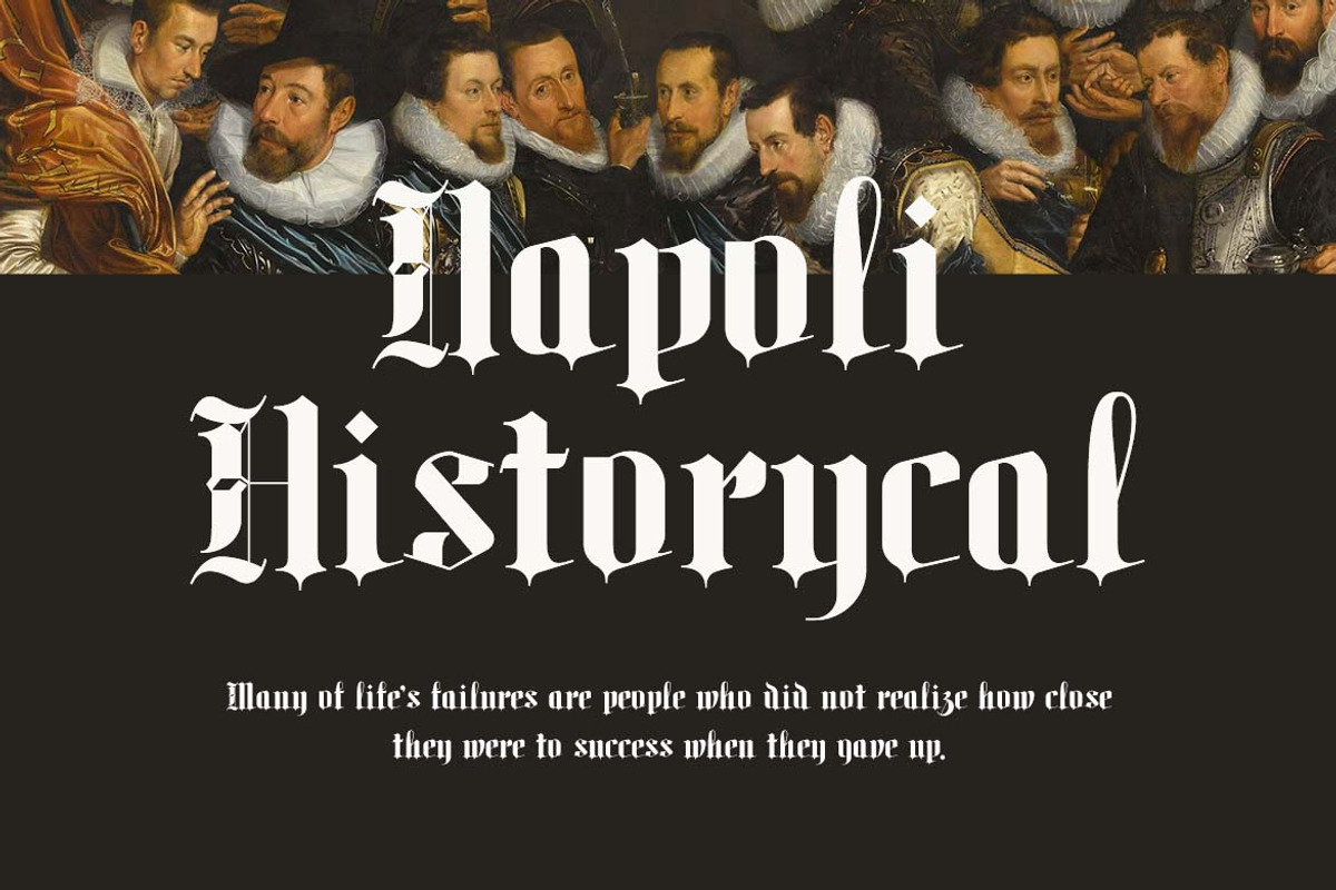 Monarch Shadow Blackletter Font, a Blackletter Font by UICreative (Photo 10 of 13)