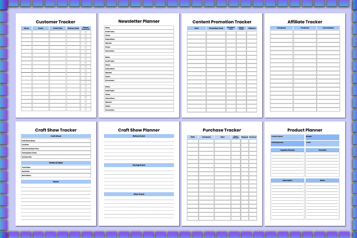 2025-2026 Craft Business Planner KDP, a Stationery Template by Shumaya (Photo 5 of 7)