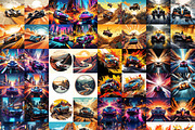 274 Cars Midjourney Prompts, a Transportation Illustration by iHemalaya (Thumbnail 2 of 6)