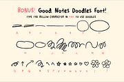 Good Notes! A Handwriting Font Set!, a Handwritten Font by Studio Funshop by Kelli (Thumbnail 5 of 6)