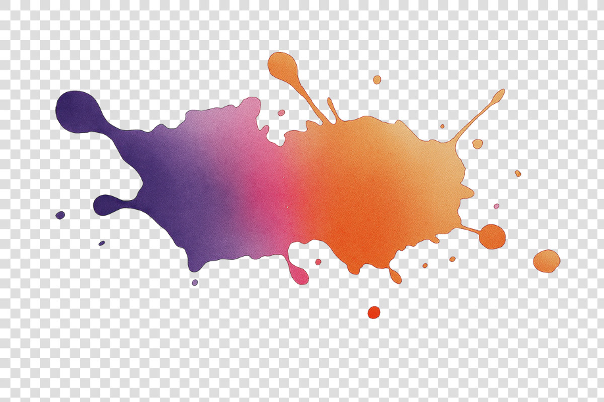 Isolated Watercolor Blots, a Decorative Illustration by BazziBa♥ (Photo 7 of 9)