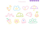 Playful Doodle Vector Pack, an Illustration by Ilia Design (Thumbnail 5 of 10)