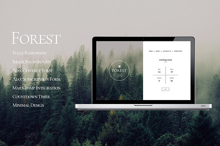 Forest - Coming Soon Template