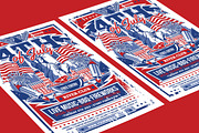 4th of July Celebration Flyer, a Flyer Template by Muhamad Iqbal hidayat (Thumbnail 3 of 4)
