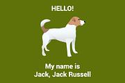 Dog, doggy, pet, vector, an Animal Illustration by Samoylov (Thumbnail 1 of 2)