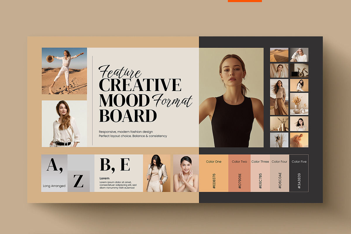 Creative Mood Board Layout, an UI Kit Template by ContestDesign (Photo 3 of 3)