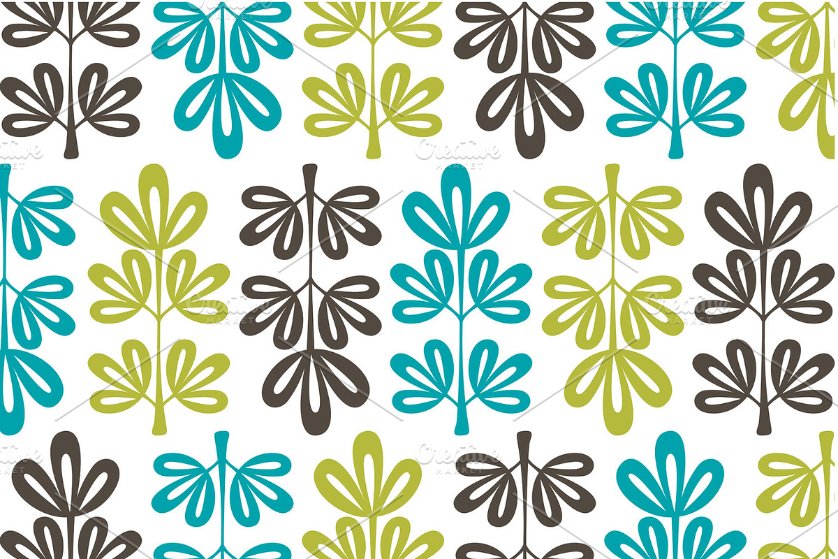 floral pattern, a Pattern Graphic by rebekka_ivacson