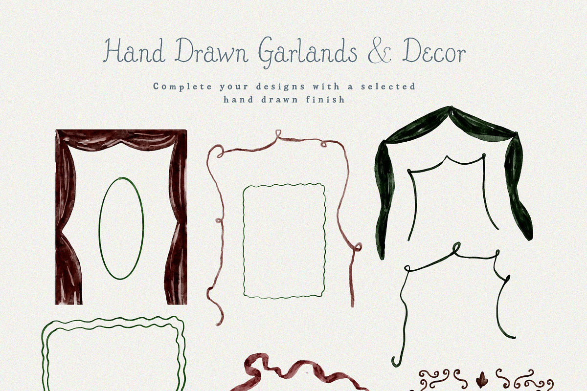 Hand Drawn Christmas Watercolor Set, an Object Graphic by Laras Wonderland (Photo 12 of 12)