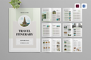 Travel Itinerary Book, a Magazine Template by Leaflove (Thumbnail 1 of 9)