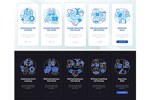 HR professional skills app screen, a Templates & Theme by IMG Visuals