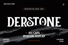 Derstone - All Caps Display Serif