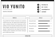 Professional Resume/CV Template, a Resume Template by GResume (Thumbnail 5 of 5)